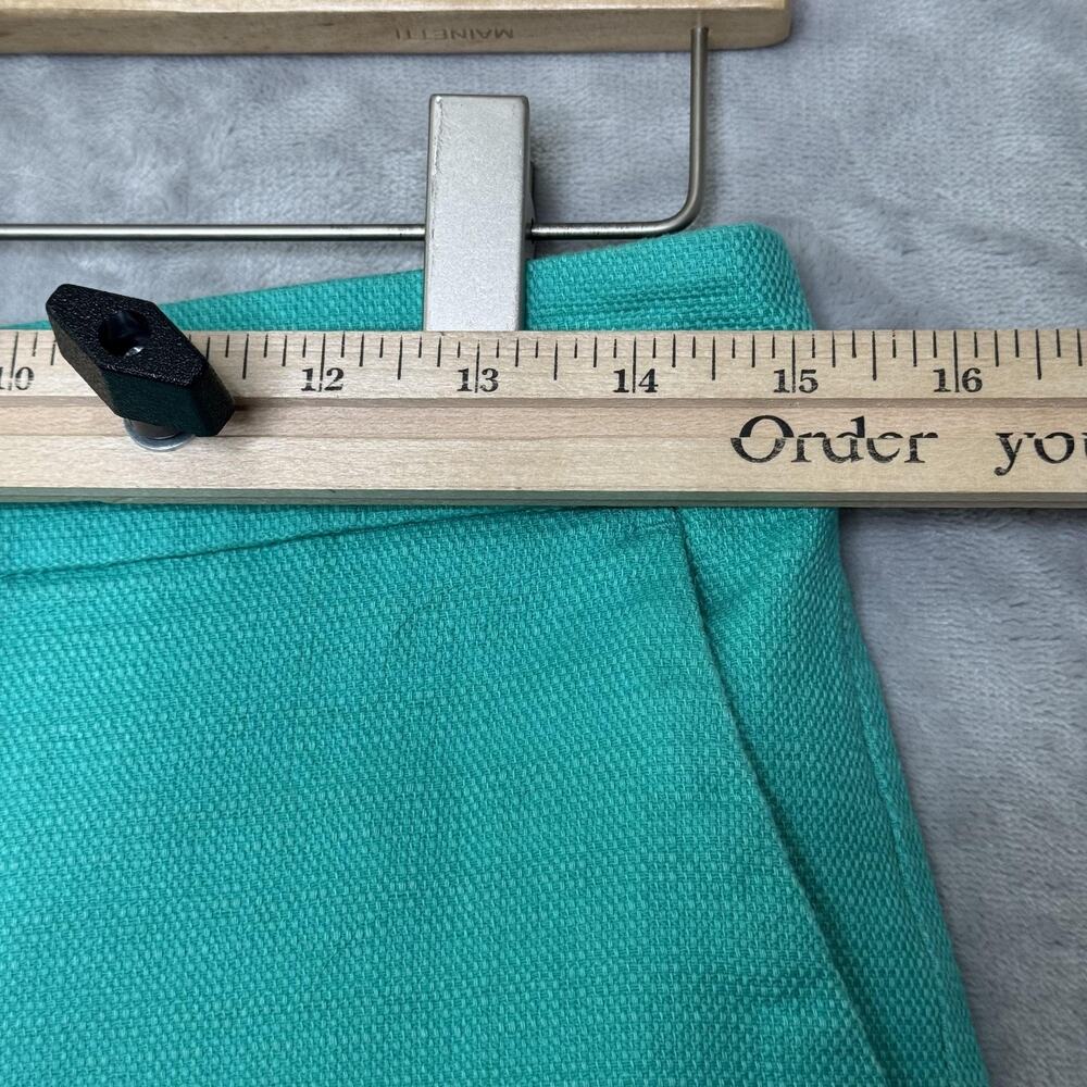 Talbots Shorts Womens 2P Green Scallop Hem 98% Cotton Stretch Casual Summer - Picture 8 of 10